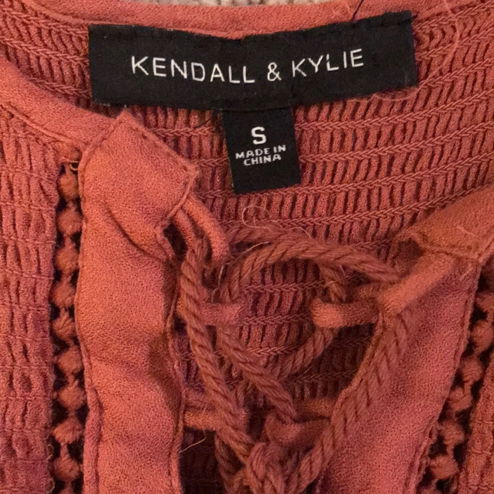 Rusty orange, blouse - Picture 2 of 2